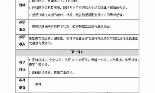 四年级上册语文教案及反思_四年级上册语文教案及反思人教版